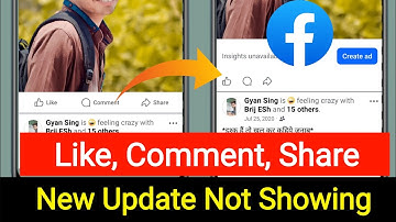 Facebook Like Comment Share New Layout Not Showing || Facebook Reaction New Update Not Showing Solve