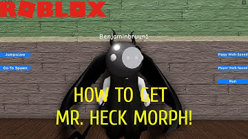 How to get "You Died!" badge + Mr. Heck morph in Roblox Piggy RP - 2