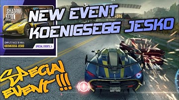 Special Event Shadow Fall Koenigsegg Jesko [Day One 5 Race Win Event]
