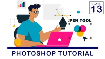 Photoshop In-Depth Tutorial | Photoshop Bangla Tutorial Pen Tool | Class 13