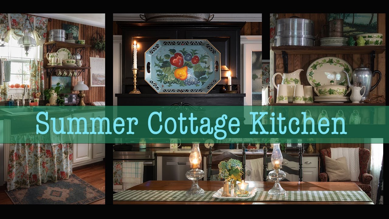 Summer Cottage Kitchen | Waltons-inspired | COZY VINTAGE STYLE