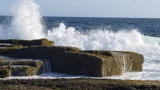 ocean waves Schoodic Point Acadia Winter Harbor Maine 2020