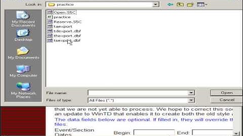 Submitting A Chess Tournament Ratings Report On-Line, Part 1