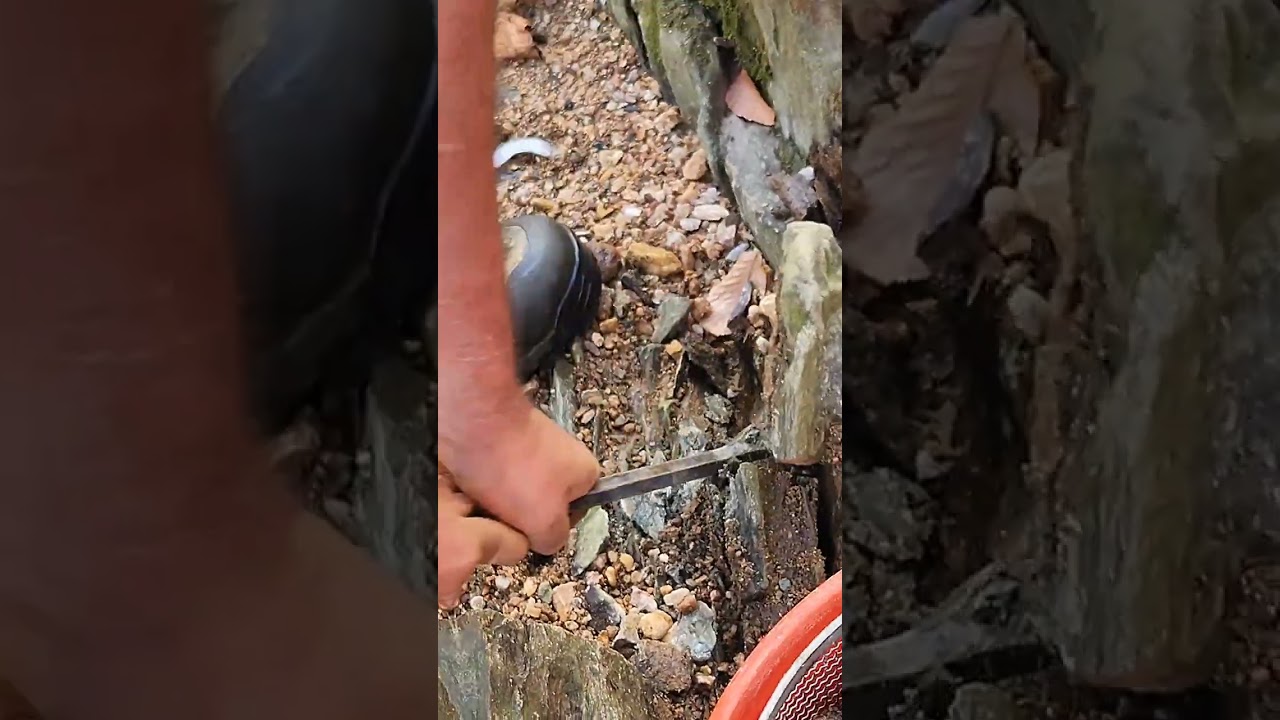 Gold Prospecting Bedrock Crevices 