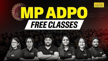 MP ADPO 2025: Free Classes | MP ADPO Exam Preparation | MP ADPO 2025 Preparation