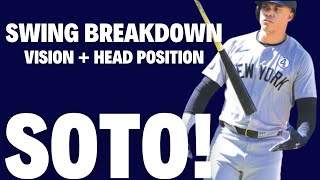Juan Soto ALCS Home Run Breakdown - Vision and Head Position