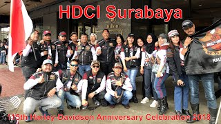 #264 HDCI Surabaya 'Wani Cuk!' di depan hotel | Harley-Davidson 115 Anniversary Milwaukee 2018!