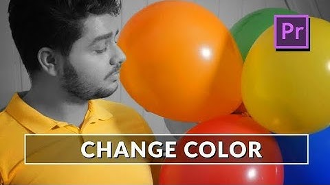 How To Change Color in Adobe Premiere Pro - Tutorial (Like Zach King)