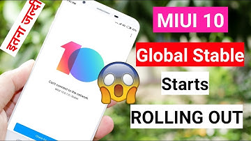 Finally😍 MIUI 10.0.1.0 GLOBAL STABLE ROLLING OUT for Redmi Y2 | WHEN MIUI 10 ROLLOUT FOR REST USERS