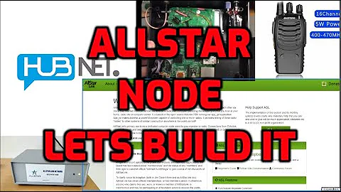 ALLSTAR node  -LETS BUILD IT -STEP BY STEP Raspberry PI3B- BAOFENG 888S -CM108 soundcard.