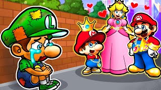 Poor Baby Luigi - Is Rich Baby Mario Family Happy? - Mario Sad Story - Mario Super Bros Animation