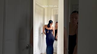 SKIMS viral dress try on, I love  gdwm skimshaul skimstryon kimkardashian fitcheck  ootd