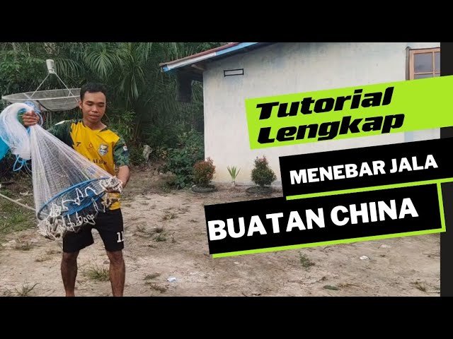 Cara Melempar Jala Ikan China ‼️ How To Cast Chinnese Fishing Nets | Tutorial Lengkap 🐟 class=