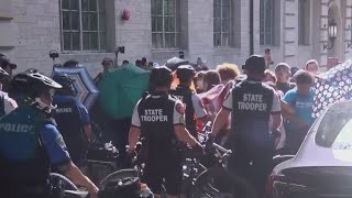 Protesters and police clash at UT-Austin