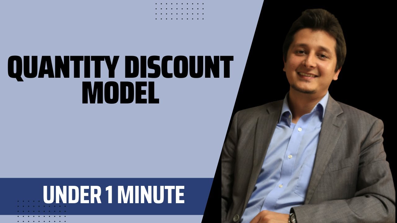 Quantity Discount Model | Urdu & Hindi - YouTube