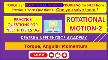 #NEET #Physics #Solutions on #Rotational Motion- 2, Q 1 - 4 Ques link - https://youtu.be/DK_4cKhCOcg