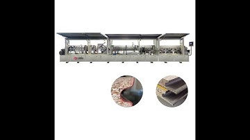 C+J type automatic edge banding machine for woodworking furniture #woodworking machinery