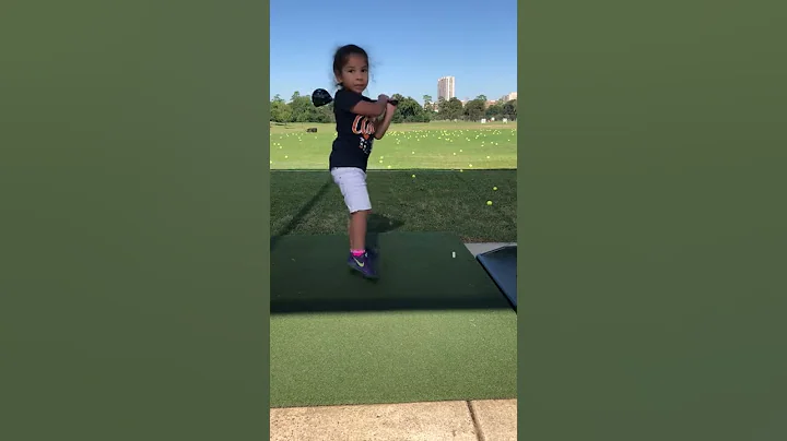 golf swing 4 year old.