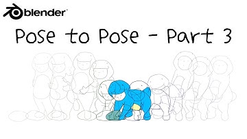 Twelve Principles of Animation - Pose to Pose (Part 2) #blender #animation #tutorial