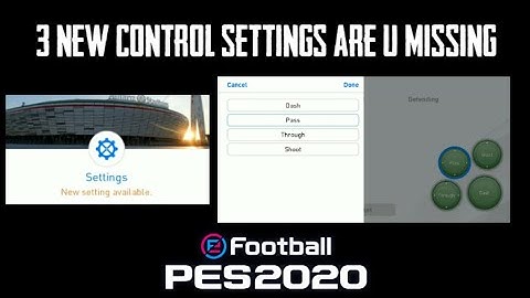 How to change controls in pes 2020 classic mode| new controls