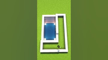Luxury Pool in Minecraft! #shorts #minecraft