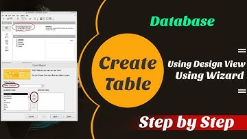 Class X_IT(402):- Database | Ep. 5 | Create Table using Design View | Using Wizard