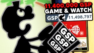 This is what an 11,400,000 GSP Game \& Watch looks like in Elite Smash