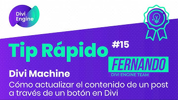 Cómo actualizar el contenido de un post a través de un botón en Divi