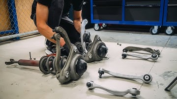 How to Replace Audi A6 C6 Upper Control Arms | NEW CAR