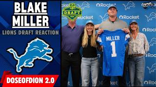 Lions SELECT Blake Miller - Initial Reaction