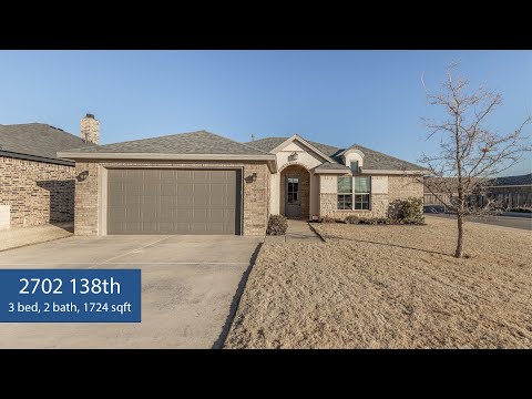 2702 138th St, Lubbock, TX home video tour
