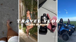 Travel vlog| 72 HOURS IN MIAMI.. ATV’s + late dinner + Boat + views + beach etc