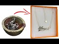 DIY How to make a beautiful necklace at home with a personal name
