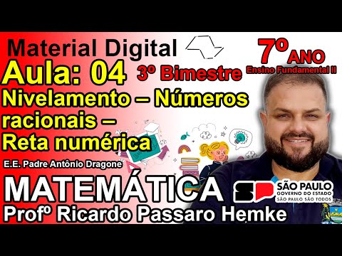RETA NUMÉRICA - NÚMEROS RACIONAIS \Prof Gis - Matemática