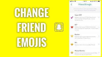 How To Change Snapchat Friend Emojis