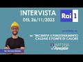 Intervista ing vincenzo madera raiuno  incentivi e funzionamento caldaie e pompe di calore