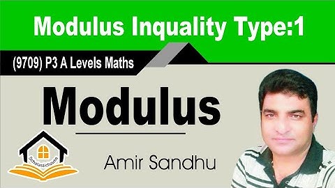 Solution of modulus inequality problem using graph method(9709) P3 Pure Mathematics A Level CAIE