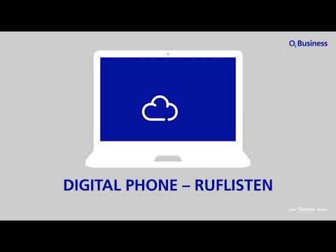 o2 Business Digital Phone: Ruflisten