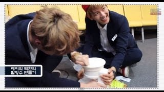 신동의 심심타파 - EXO Lay & Baekhyun Penalty Red-bean sherbet, 엑소 레이 & 백현 벌칙 팥빙수