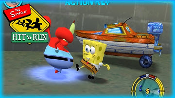 Spongebob Mod In The Simpsons Hit & Run (Annoy Squidward)