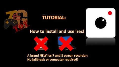 How to install and use irec! (No jailbreak or computer required)