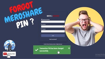 How to Reset Meroshare PIN? | Forgot Meroshare Transaction PIN ! 😭