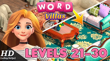 Word Villas Levels 21 - 30 Answers