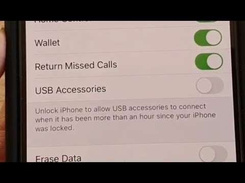 iPhone 11 Pro: How to Enable / Disable USB Accessories on Lock Screen