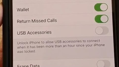 iPhone 11 Pro: How to Enable / Disable USB Accessories on Lock Screen