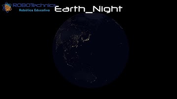 Earth Night  - Python Numerical simulation based on NASA topography