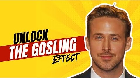 How to Be 10% Cooler with 0% Effort (Ryan Gosling Style)