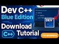 Dev C++ Blue Edition Download Tutorial for Beginners