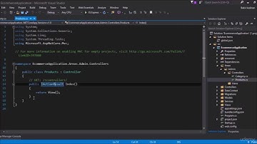Asp net Core Mvc 6 Ecommerce Project 3 : Asp net core 1.0 Areas