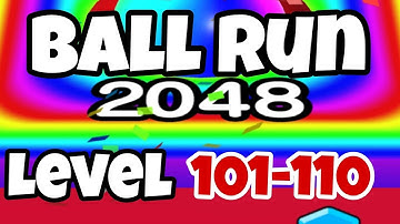 Ball Run 2048,Level 101 - 110 Gameplay, satisfying asmr game sounds,